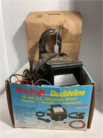 Pro pull double line 12 V DC electrical winch