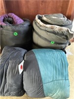 Lot of Sleeping Bags linen closet
Green REI has