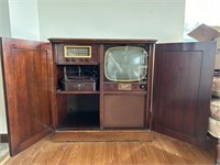 Antique Original Entertainment System living