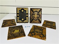 (6) Early Bible Covers
