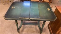 Vintage table with two boards 44“ x 31 1/2” x 29