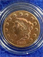 1828 Coronet Head Cent