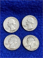 1954 Washington Quarters (4)