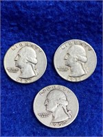 1957 Washington Quarters (3)