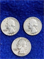 1959-D Washington Quarters (3)