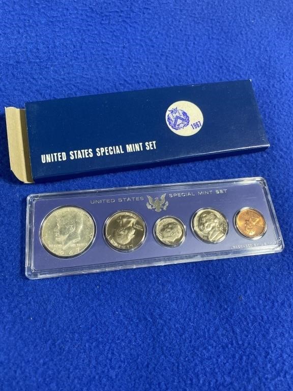 COIN COLLECTION: Silver & Gold Coins, Commemoratives, Bills