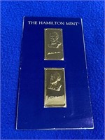 Hamilton Mint Presidents Ingots