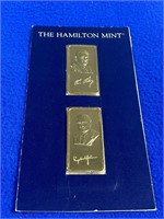 Hamilton Mint Presidents Ingots