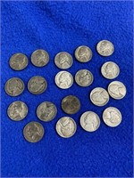 1943-P Jefferson Nickels (19)