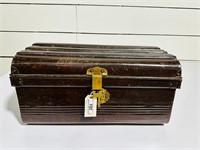 Early Metal Storage Box w/Key