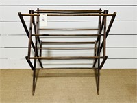 Early Folding Wooden Drying Rack