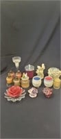 Candle lot of 15