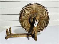 Primitive Rug Weaving Wheel