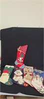 5 Vintage Christmas Stockings