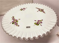Violets in the Snow Ftd Cake Plate