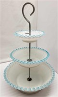 Aqua Crest 3 Tier Bowls