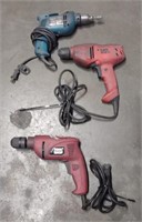 Corded Power Drills Incl. Tool Shop 3/8" Drill