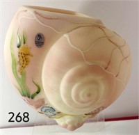 Fenton 2006 Nautilus Burmese Vase 5062 BT