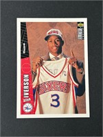 1996 UD Choice Allen Iverson Rookie Card