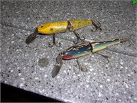 old fishing lure lot