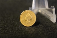 1854 $1 Pre-33 Gold Liberty Head Coin