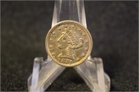 1851 $2.5 Liberty Head Pre-33 Gold Coin