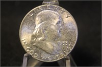 1953 Uncirculated Franklin Silver Half Dollar