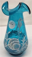 Turquoise Under The Sea Vase by T. Kelley