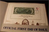 Official First Day of Issue $2 Dollar Bank note