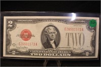 1928-G Uncirculated $2 Red Seal Bank Note