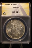 1884-O Certified Morgan Silver Dollar