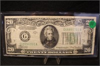1934-A $20 Federal Reserve Bank Note