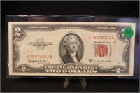 1953-C $5 Red Seal Bank Note Legal Tender