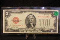 1928-G $2 Red Seal Bank Note