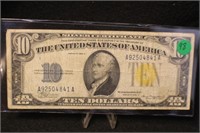 1934-A $10 Silver Certificate Bank Note