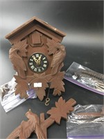 Vintage West German cuckcoo clock with pendulum an