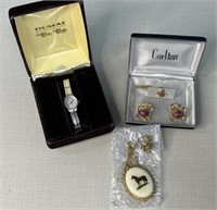 Assorted Jewelry with Watch