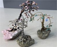 Gemstone Wire Tree Sculpture