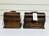 (2) Edison Cylinder Phonographs