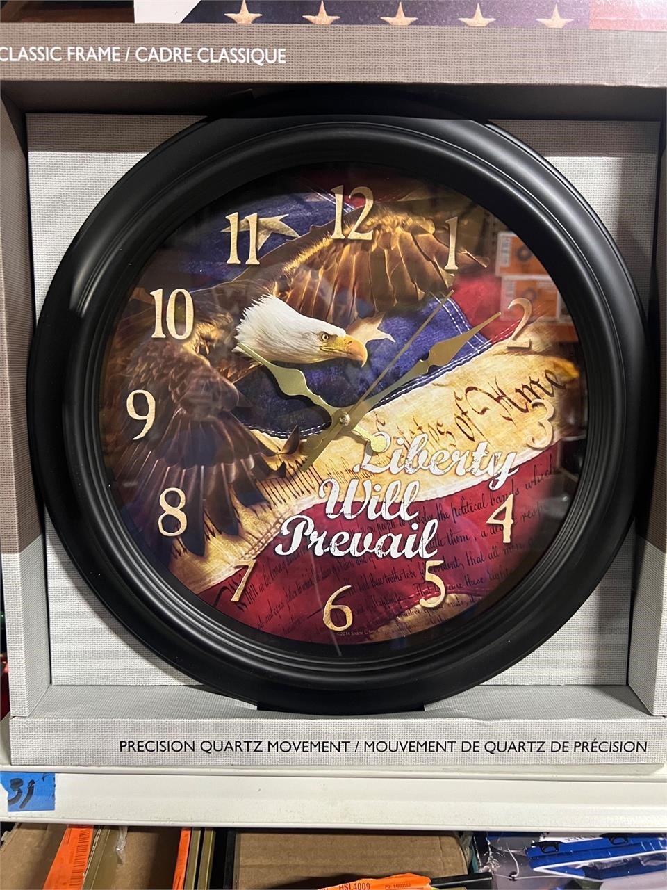 Liberty will prevail wall clock