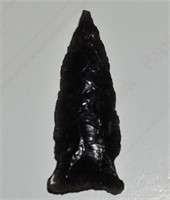 1 5/8" Obsidian Paisano Arrowhead found in Souther