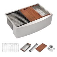36 Stainless Farmhouse Sink - Mocoloo 36x22 Inch