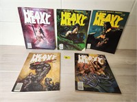 Vtg 90s Heavy Metal Collectible Magazines