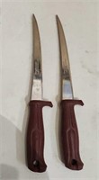 (2) 10" Normark Stainless Filet Knives, Sweden