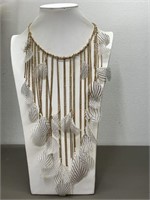 NEIMAN MARCUS FEATHERED WATERFALL NECKLACE