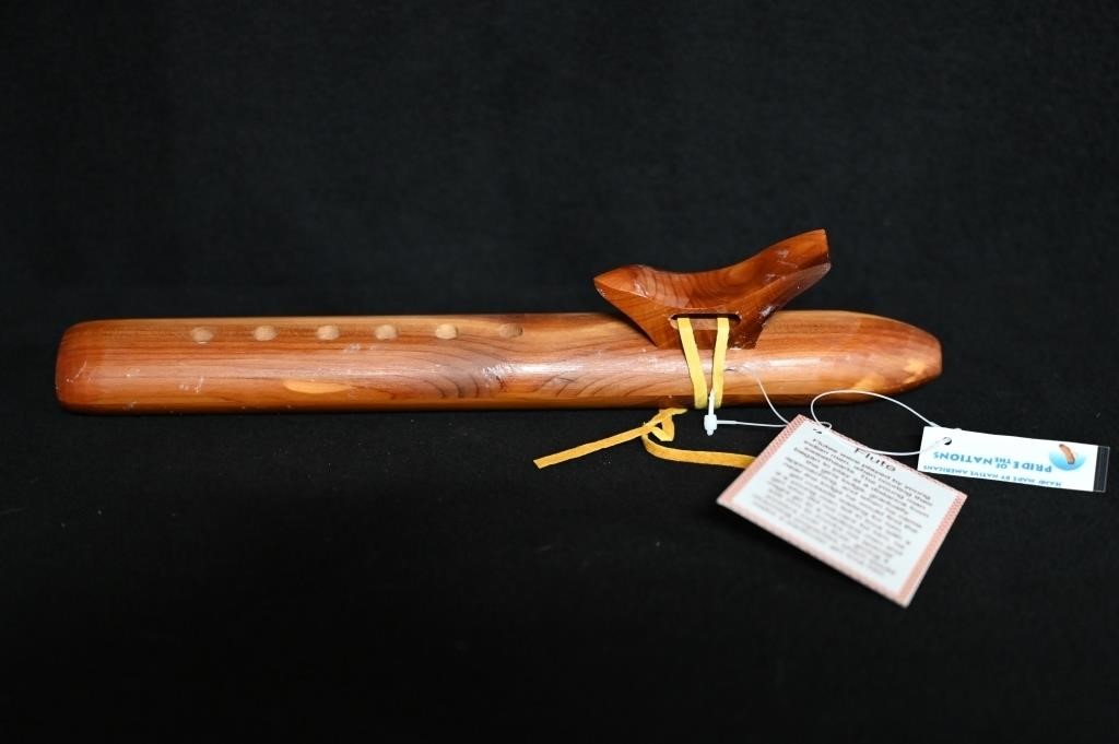 12" Hand Made Wood Flute.  Ex: Pride of The Nation