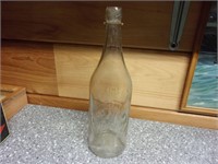 rare bottle port byron clyde glass works