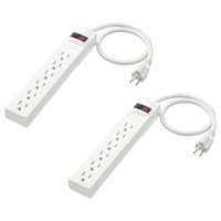 KOPPLA 6 outlet power strip with switch, grounde