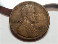 OF) Better date 1914 S wheat penny