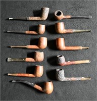 11 Vintage Tobacco Pipes